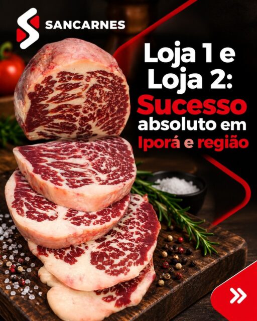 O padrão de qualidade em Iporá tem nome e endereço duplo. 🥩
A confiança de vocês fez a Loja 1 seguir com o conceito lá no alto e transformou a Loja 2 na parada certa de quem passa pelo Centro e bairros vizinhos. Seja na loja física ou na entrega através do MAIS DELIVERY nosso atendimento é rápido, a SANCARNES entrega o melhor corte para a sua mesa todos os dias.
Passa em uma de nossas unidades ou faça seu pedido sem sair de casa:
📍 Loja 1: Av. R-2 nº 734 | (64) 9 9971-1898
📍 Loja 2: Av. Pará nº 882 | (64) 9 9293-8605
Para garantir carnes frescas e selecionadas hoje, CHAME AGORA no WhatsApp ou fale com a gente no Direct do @sancarnes_alimentos.
www.sancarnes.com.br
#carnesemipora #churrascoipora #sancarnes #casadecarnes #iporagoias