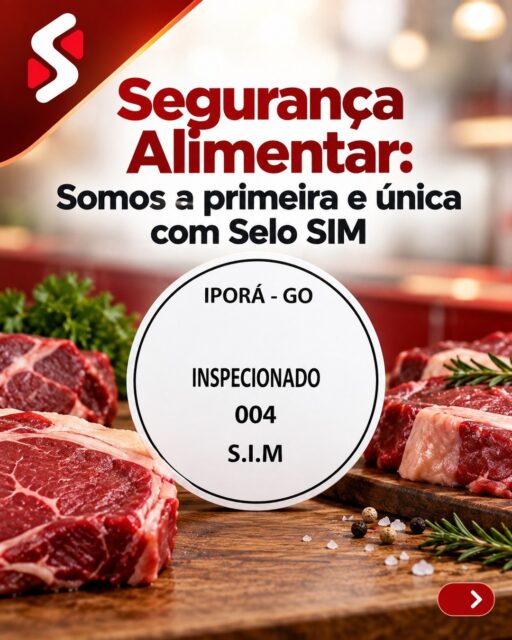 Um marco histórico para a mesa da sua família em Iporá. 🥩
A SANCARNES é oficialmente a primeira e única loja de carnes da cidade certificada com o Selo SIM nº 004 pelo Serviço de Inspeção Municipal.
Isso significa controle sanitário rigoroso, cadeia de frio impecável e respeito absoluto pelo que vai para o prato da sua casa.
📍 Unidade 1: Av. R-2 nº734 • (64) 9 9971-1898
📍 Unidade 2: Av. Pará nº882 • (64) 9 9293-8605
Chame Agora no WhatsApp ou visite uma de nossas unidades para garantir carne com procedência oficial.
Siga @sancarnes_alimentos
www.sancarnes.com.br
#SANCARNES #Ipora #LojadeCarnes #SegurancaAlimentar #CarneDeQualidade
