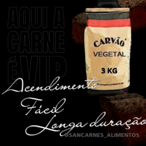 CARVÃO VEGETAL - 3 KG