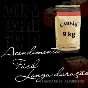 CARVÃO VEGETAL - 9 KG
